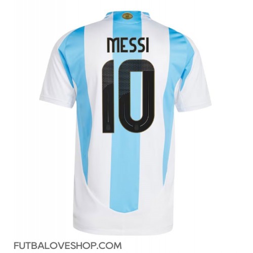 Dres Argentína Lionel Messi #10 Domáci Copa America 2024 Krátky Rukáv